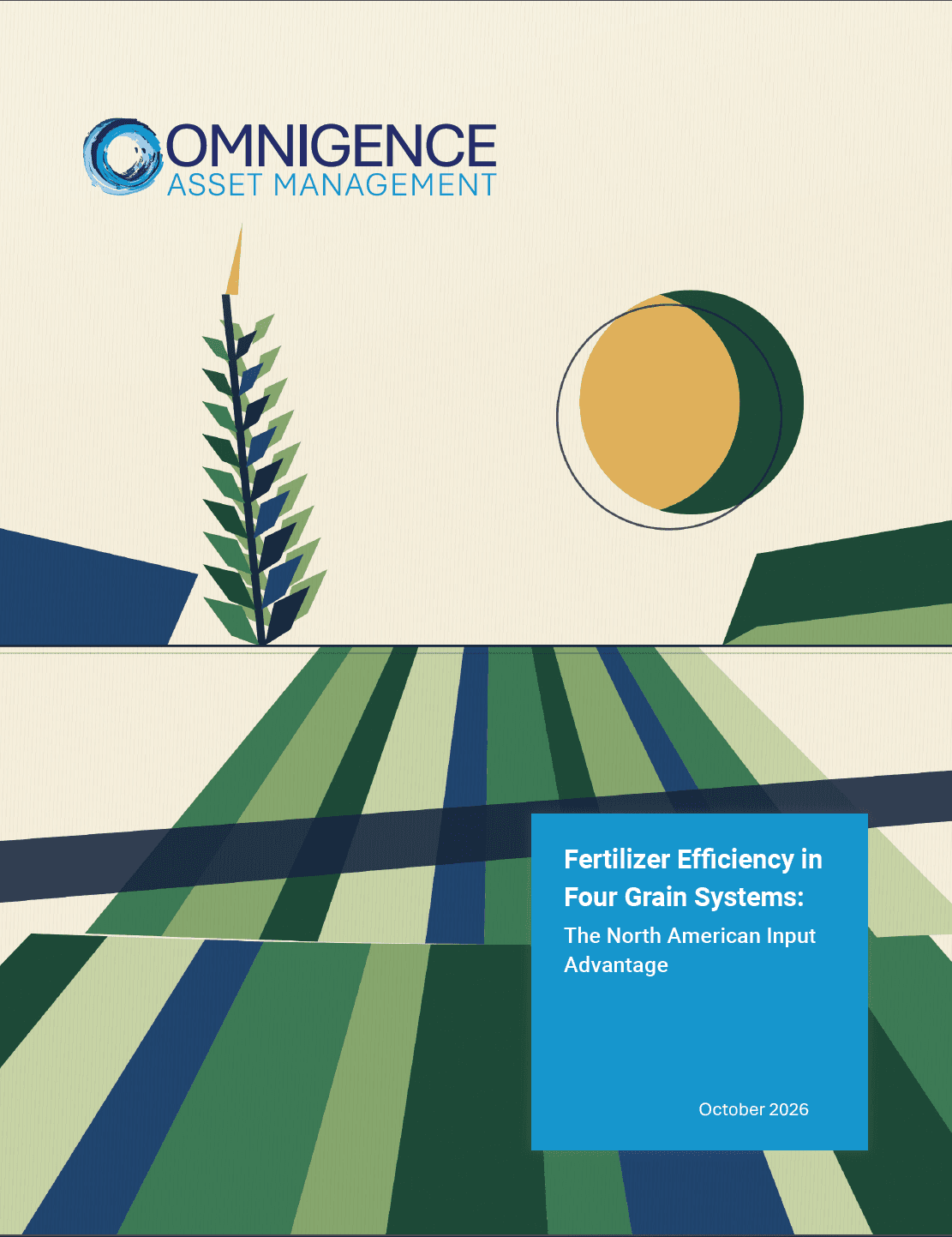 Fertilizer Efficiency in Four Grain Systems: The North American Input Advantage