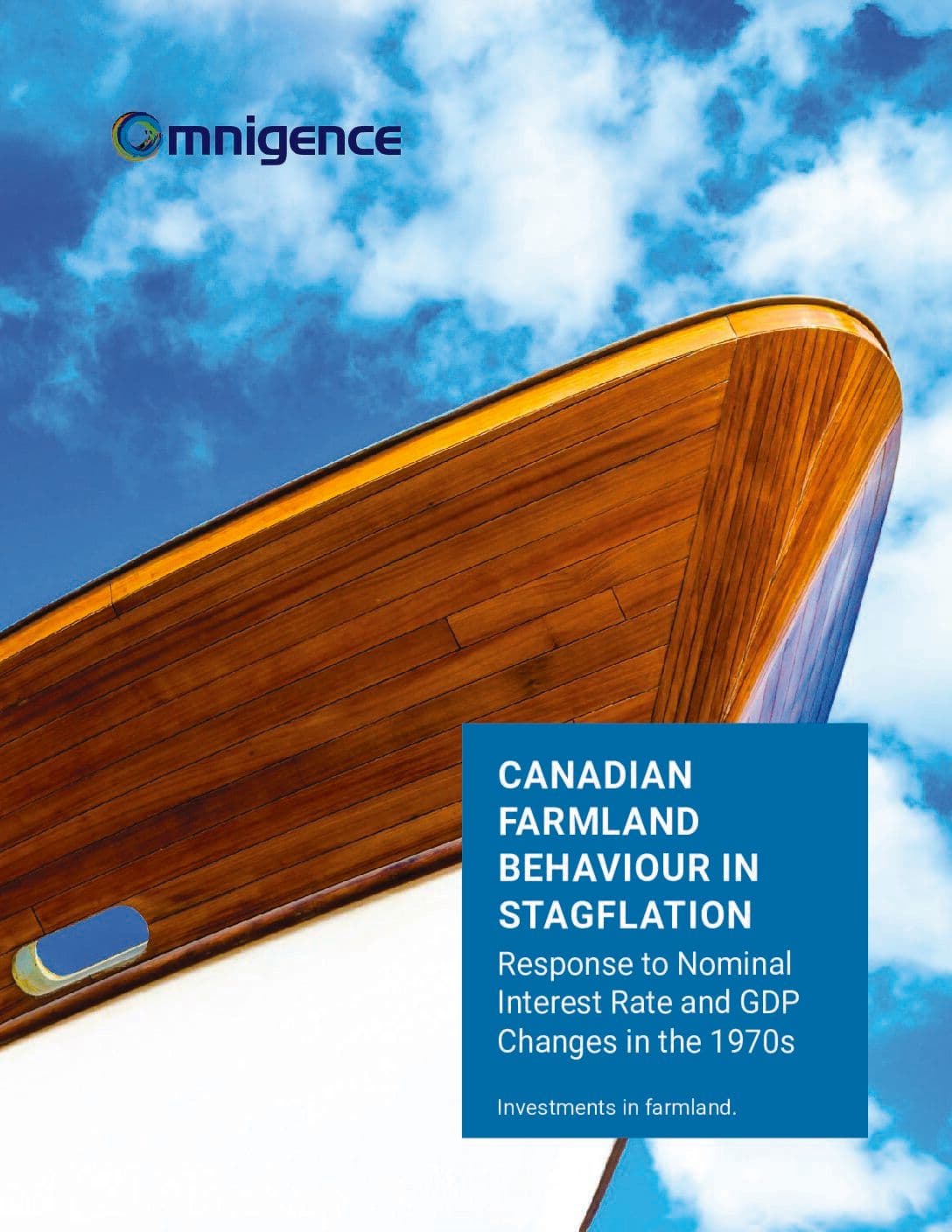 Canadian Farmland Behaviour in Stagflation