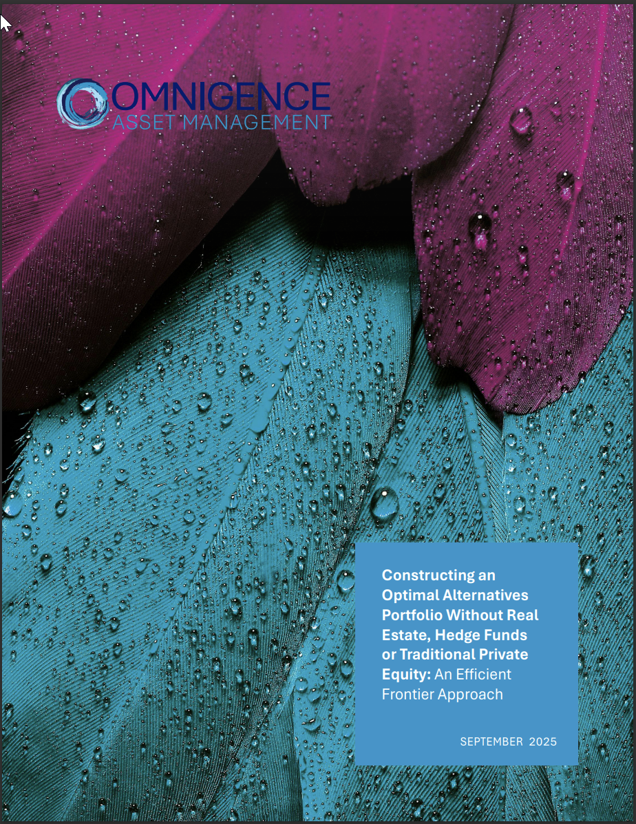 Constructing an Optimal Alternatives Portfolio Without Real Estate, Hedge Funds or Traditional Private Equity: An Efficient Frontier Approach